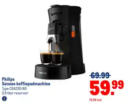 Makro Philips Senseo koffiepadmachine aanbieding