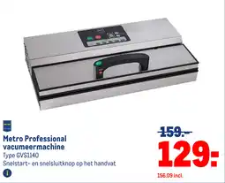 Makro Metro Professional vacumeermachine aanbieding