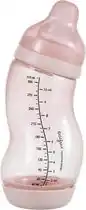 Bol.com Difrax Babyfles 310 ml Wide - S-fles - Anti-Colic - Lichtroze - 1 stuk aanbieding