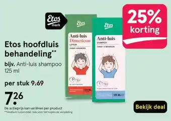 Etos Etos hoofdluis behandeling aanbieding