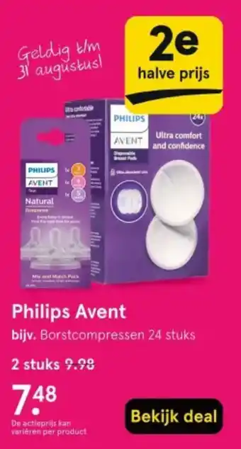 Etos Philips Avent aanbieding