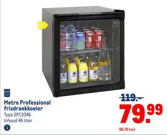 Makro Metro Professional frisdrankkoeler aanbieding