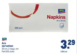 Makro Aro servetten aanbieding