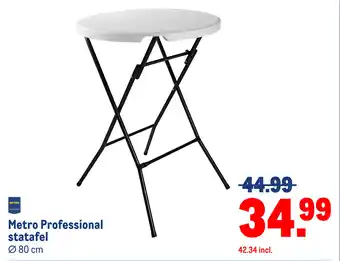 Makro Metro Professional statafel aanbieding
