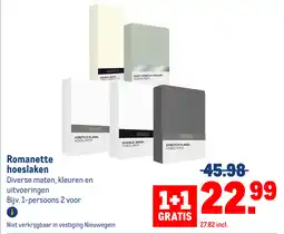 Makro Romanette hoeslaken aanbieding
