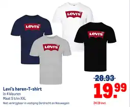 Makro Levi's heren T-shirt aanbieding