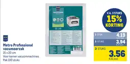 Makro Metro Professional vacumeerzak aanbieding