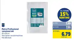 Makro Metro Professional vacumeerzak aanbieding