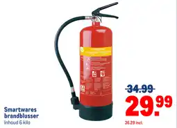 Makro Smartwares brandblusser aanbieding