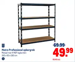 Makro Metro Professional opbergrek aanbieding