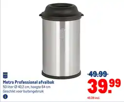 Makro Metro Professional afvalbak aanbieding