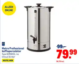 Makro Metro Professional koffiepercolator aanbieding