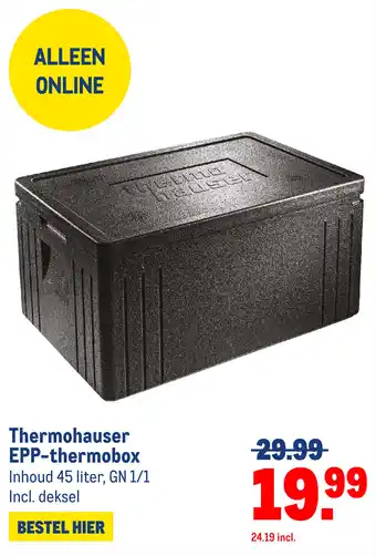 Makro Thermohauser EPP thermobox aanbieding