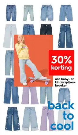 HEMA Alle baby en kinderspijkerbroeken aanbieding