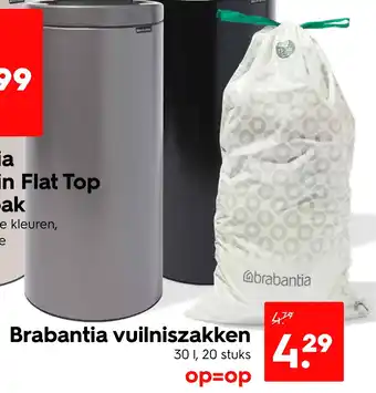 HEMA Brabantia vuilniszakken aanbieding