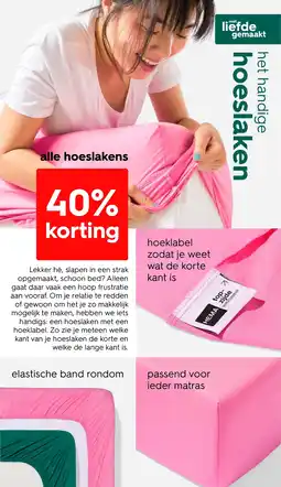 HEMA Alle hoeslakens aanbieding