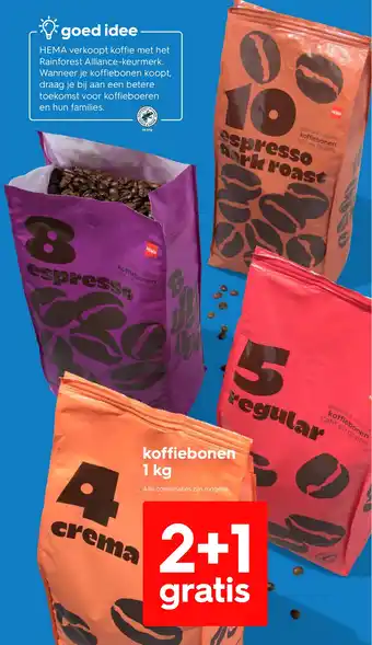 HEMA Koffiebonen aanbieding