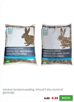 Intratuin Intratuin konijnenvoeding. aanbieding
