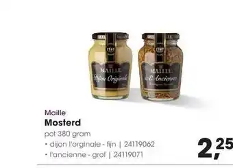 HANOS Maille mosterd 380 gram aanbieding