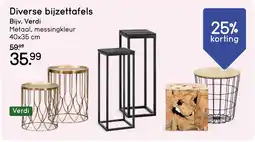 Leen Bakker Diverse bijzettafels Verdi aanbieding