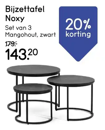 Leen Bakker Bijzettafel Noxy aanbieding