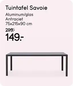 Leen Bakker Tuintafel Savoie aanbieding