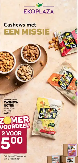 Ekoplaza Johnny cashew cashewnoten aanbieding