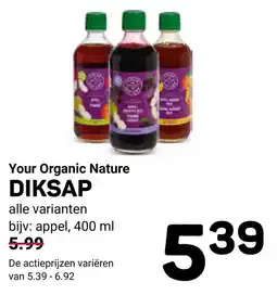 Ekoplaza Your organic nature diksap aanbieding