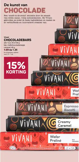 Ekoplaza Vivani chocoladebars aanbieding