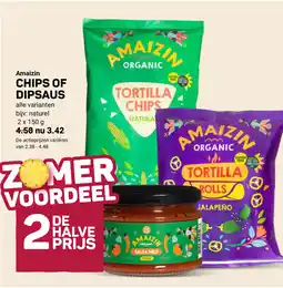 Ekoplaza Amaizin chips of dipsaus aanbieding