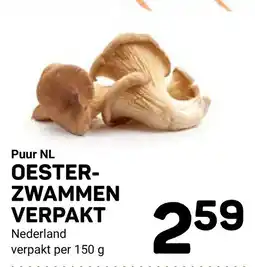 Ekoplaza Puur NL oesterzwammen verpakt aanbieding