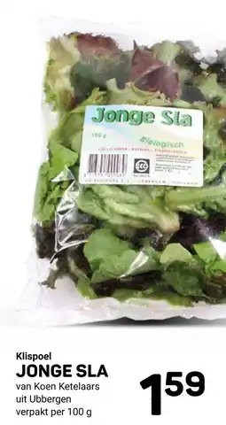 Ekoplaza Klispoel jonge sla aanbieding
