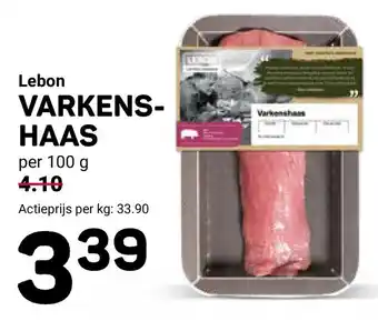 Ekoplaza Lebon varkenshaas aanbieding