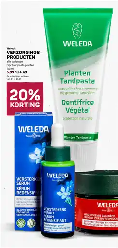 Ekoplaza Weleda verzorgings producten aanbieding