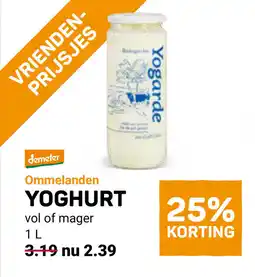 Ekoplaza Ommelanden yoghurt aanbieding