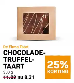 Ekoplaza De firma taart chocolade, truffel, taart aanbieding