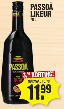 Super Dirck 3 Passoã likeur aanbieding