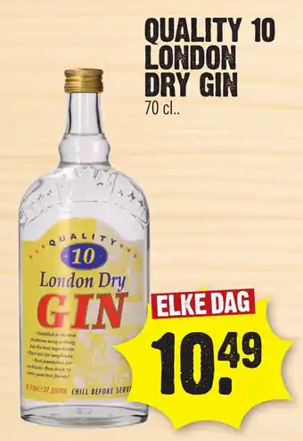 Super Dirck 3 Quality 10 london dry gin aanbieding