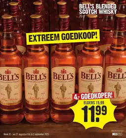 Super Dirck 3 Bell's blended scotch whisky aanbieding