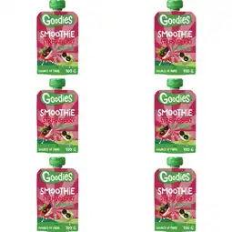 Albert Heijn Goodies Knijpfruit Aardbei 3+ 6-pack aanbieding