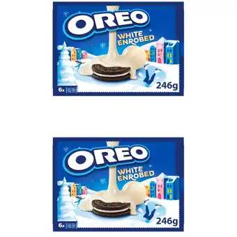 Albert Heijn Oreo enrobed white koekjes 2-pack aanbieding