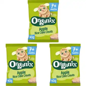 Albert Heijn Organix Bio Babysnack Appel 7+m 3-pack aanbieding