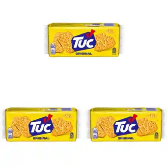 Albert Heijn Tuc Original Crackers 3-pack aanbieding