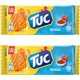 Albert Heijn Tuc Paprika Crackers 2-pack aanbieding
