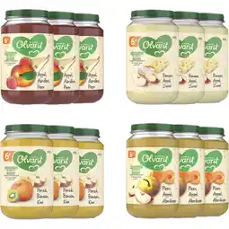 Albert Heijn Olvarit 6+ mnd variatiemenu fruit 12-pack aanbieding