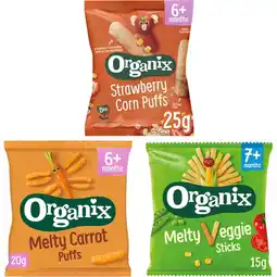 Albert Heijn Organix Babysnacks 6+m voordeelpakket aanbieding