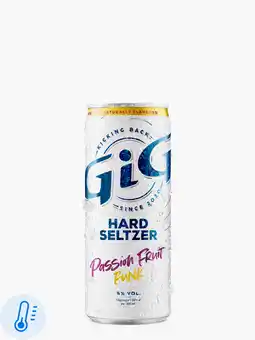 Flink GiG Hard Seltzer passionfruit 330ml aanbieding