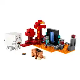 MediaMarkt Lego Minecraft 21255 Hinderlaag Bij Het Nether-portaal Bouwstenen aanbieding