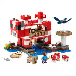 MediaMarkt Lego Minecraft 21270 Het Mooshroom Huis Bouwstenen aanbieding