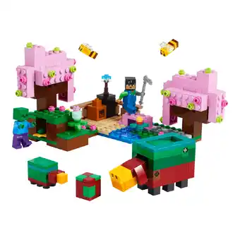MediaMarkt Lego Minecraft 21260 De Kersenbloesemtuin Bouwstenen aanbieding